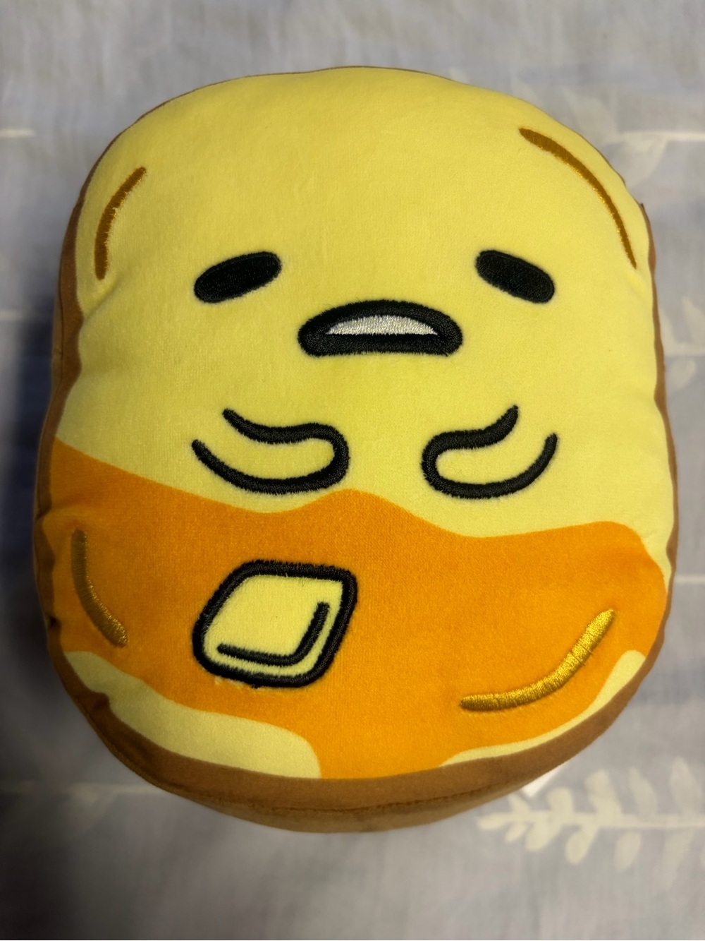 Squishmallows Little Plush 8 inch Sanrio Core Gudetama Holding Buttered Toast